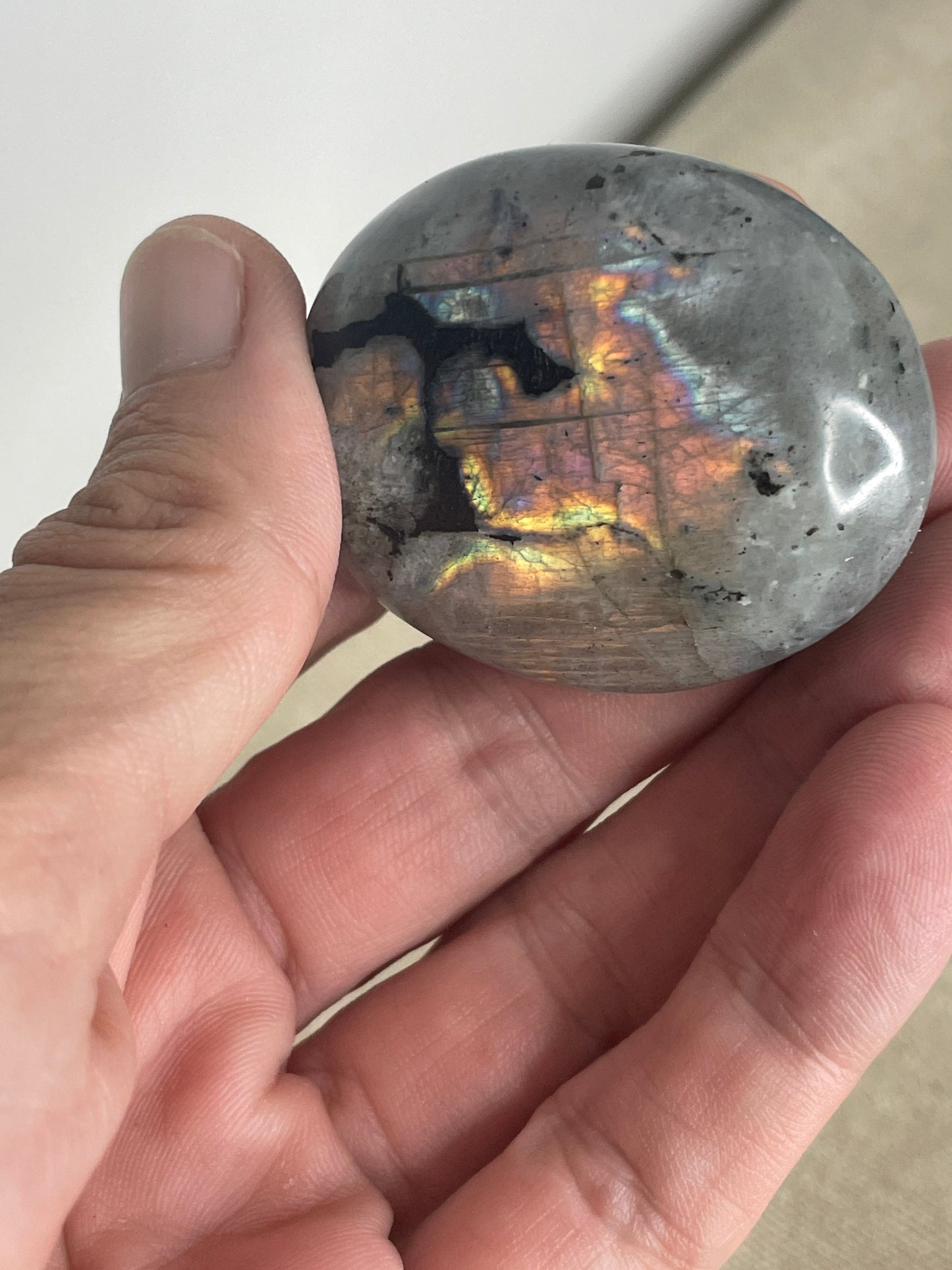 Sunset Labradorite palm