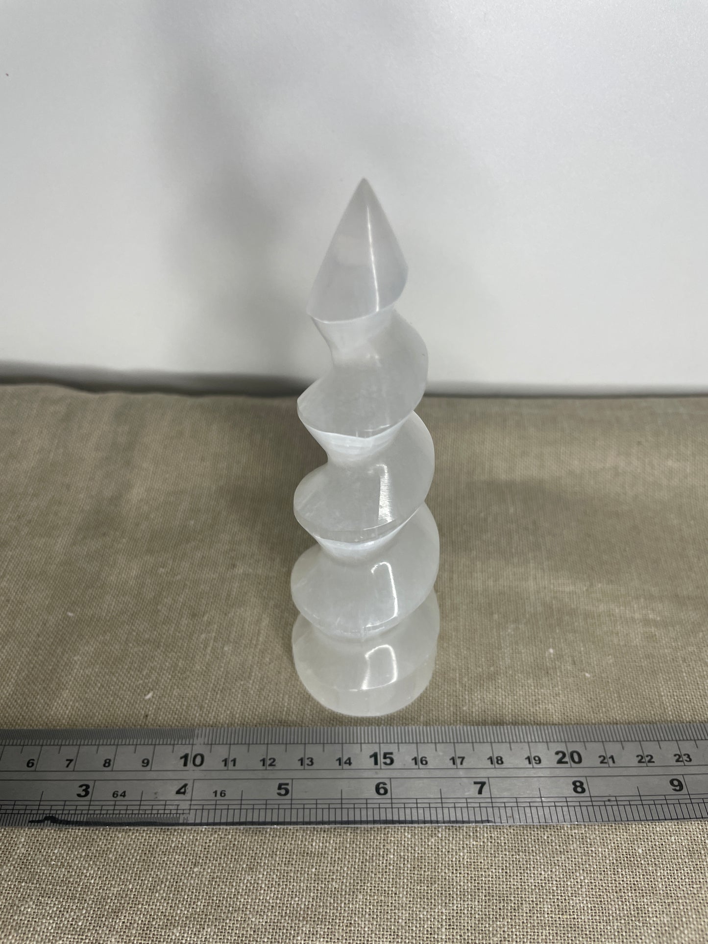 Selenite spiral 15cm