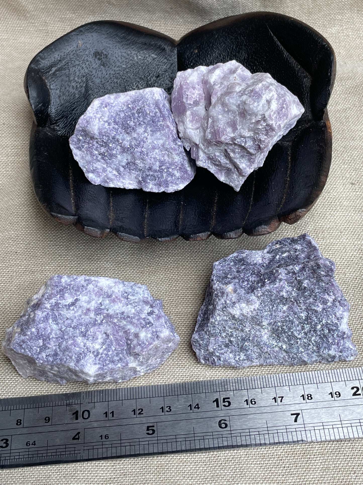 Lepidolite rough