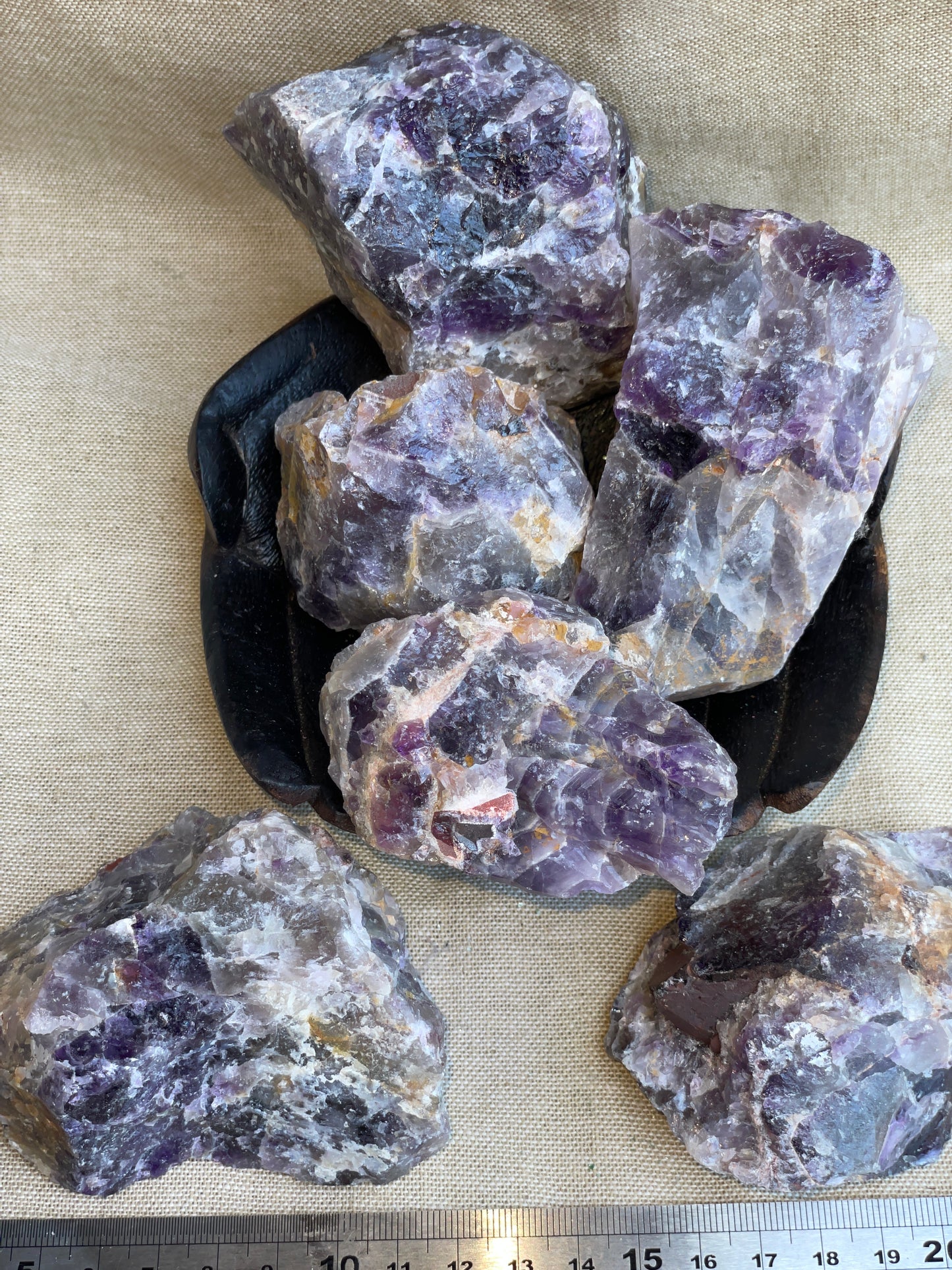 Indian amethyst rough large