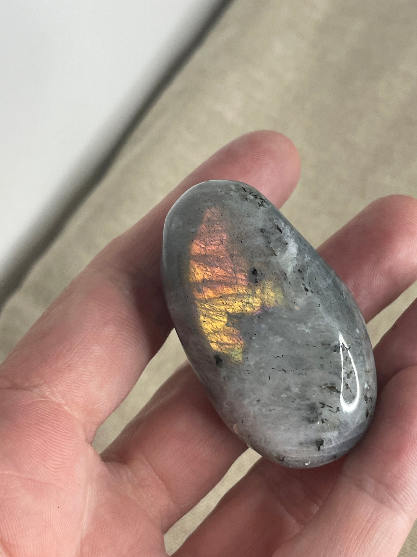 Sunset Labradorite palm