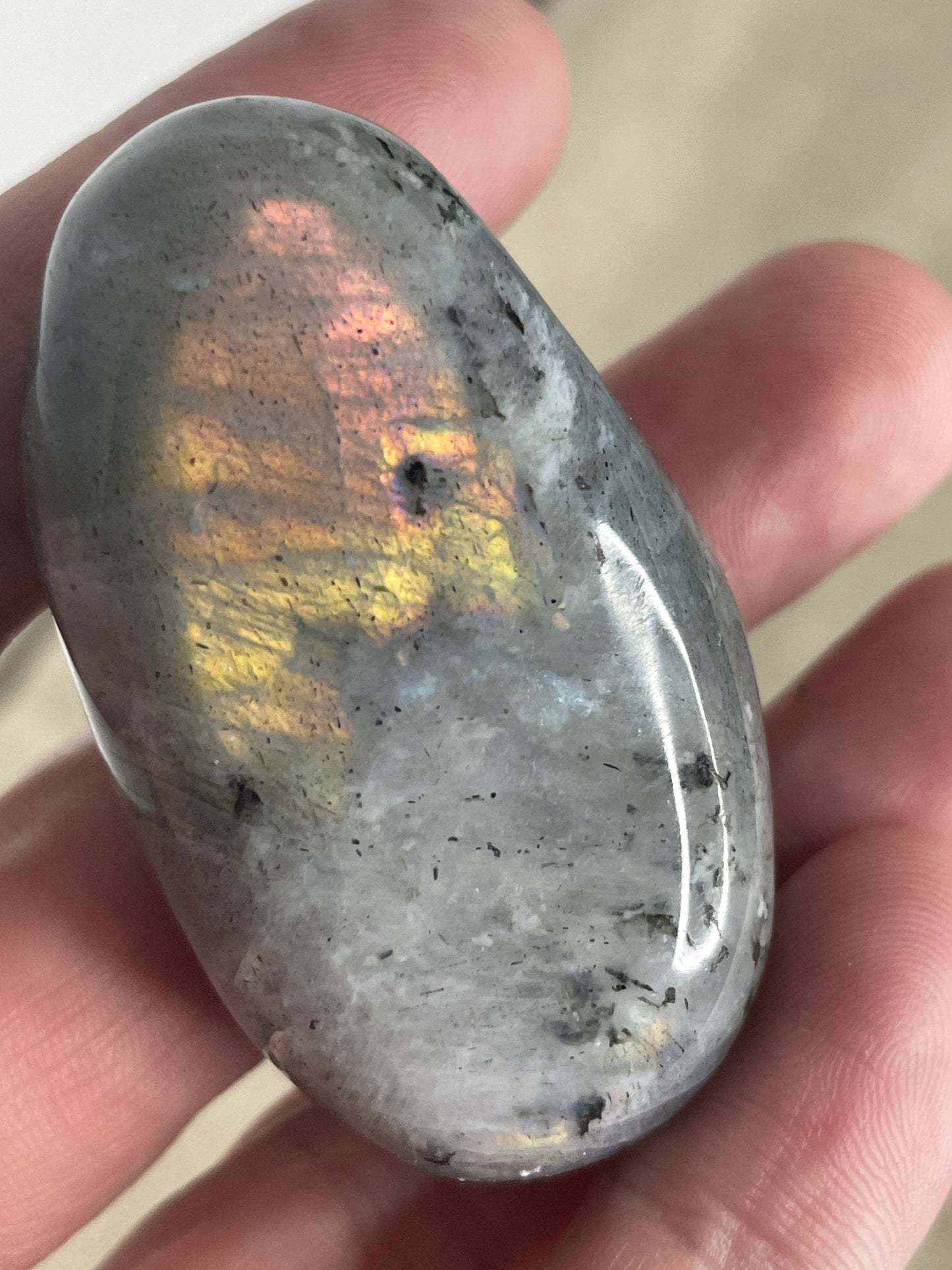Sunset Labradorite palm