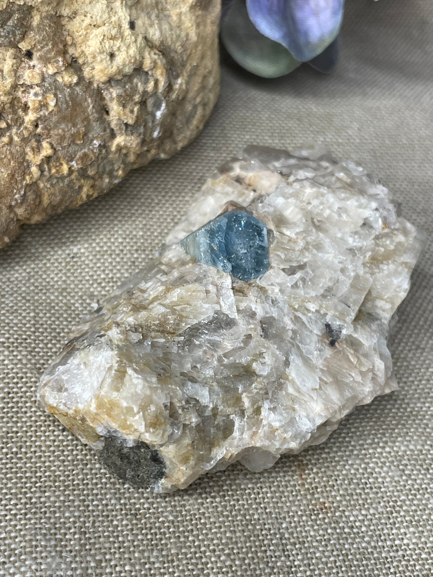 Aquamarine in matrix