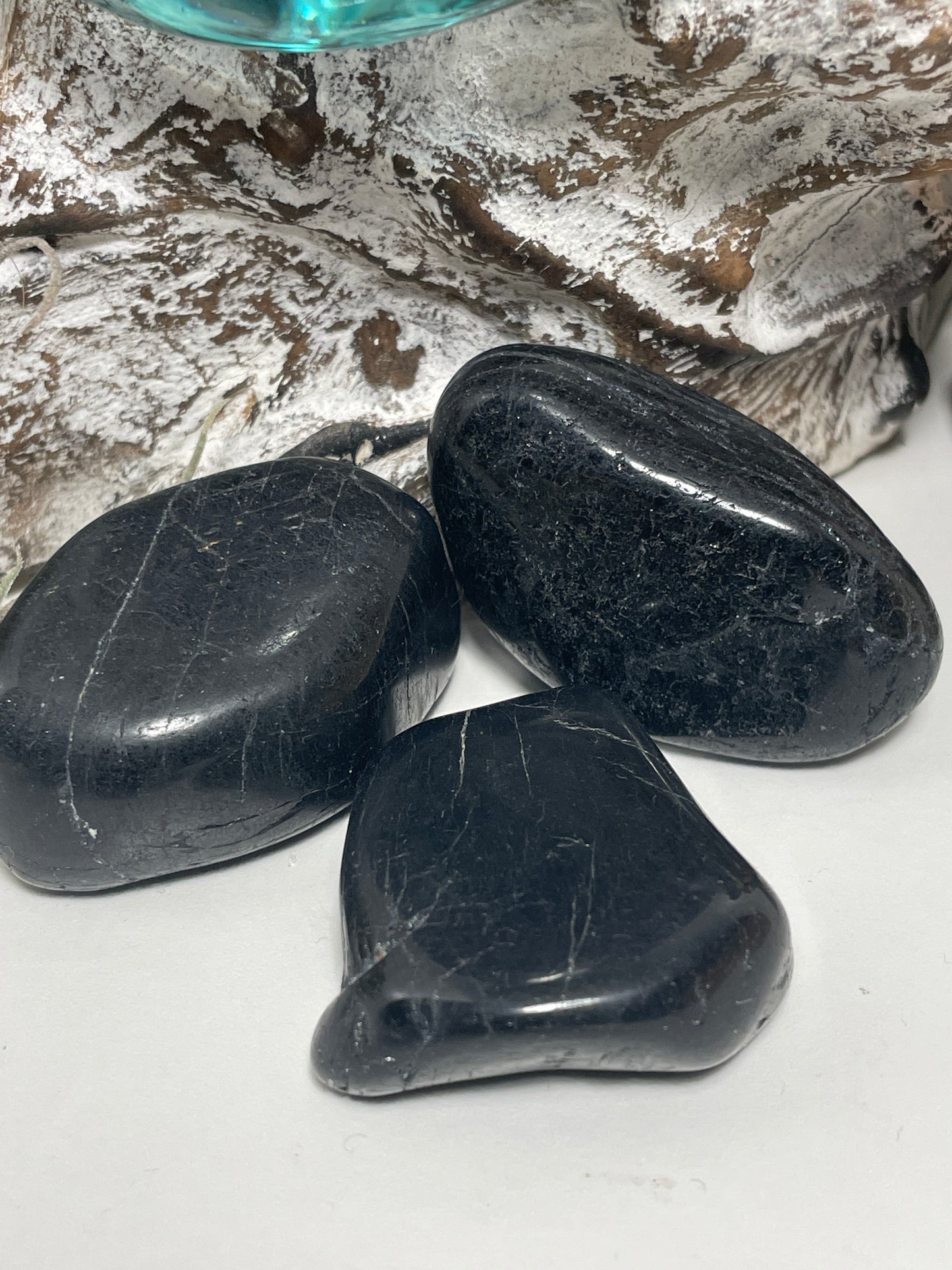 Large tourmaline tumble stone