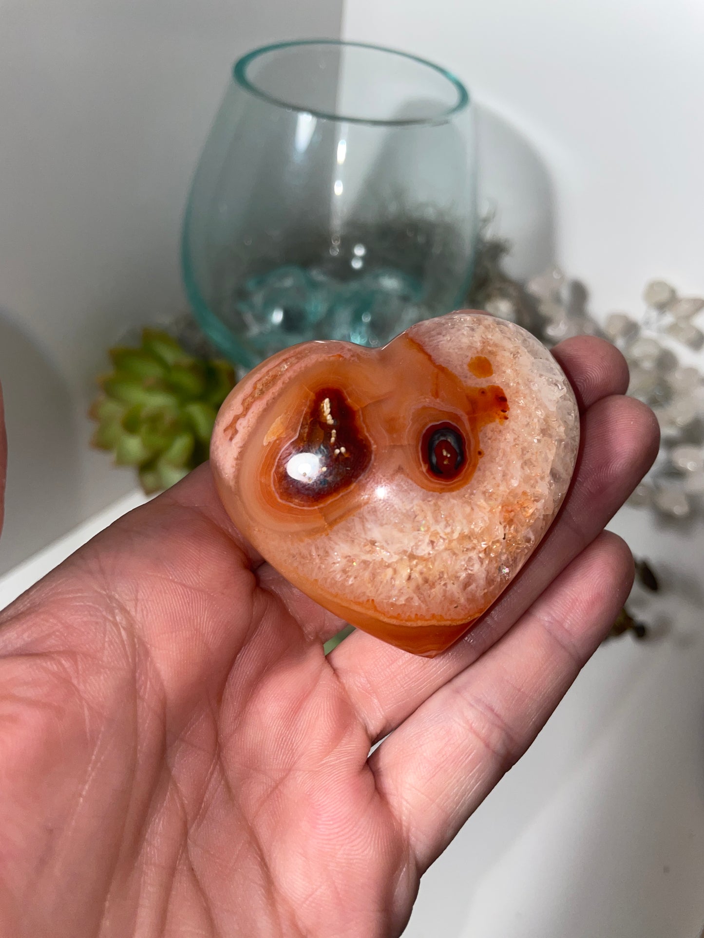 Carnelian heart
