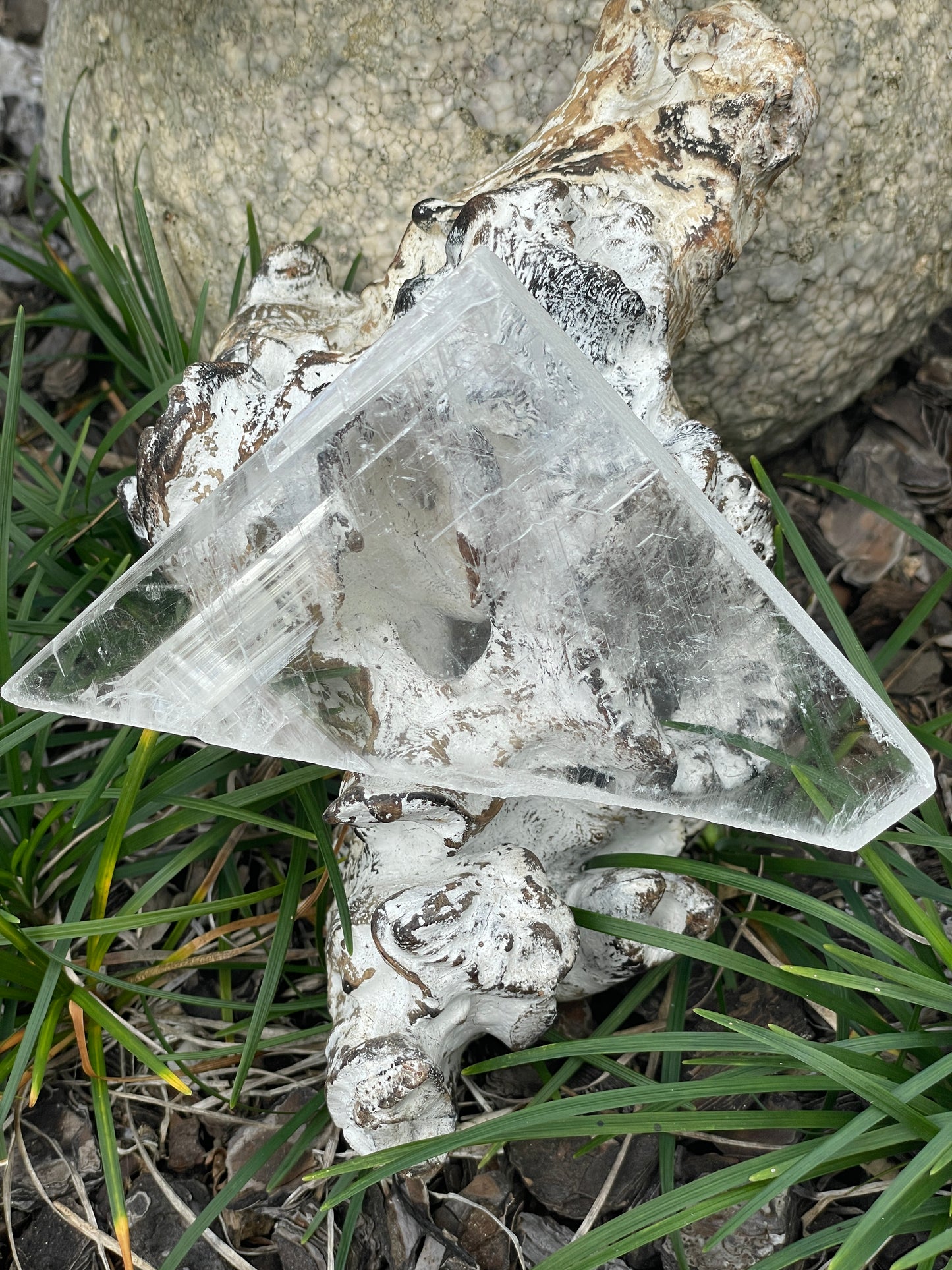 Real selenite slab