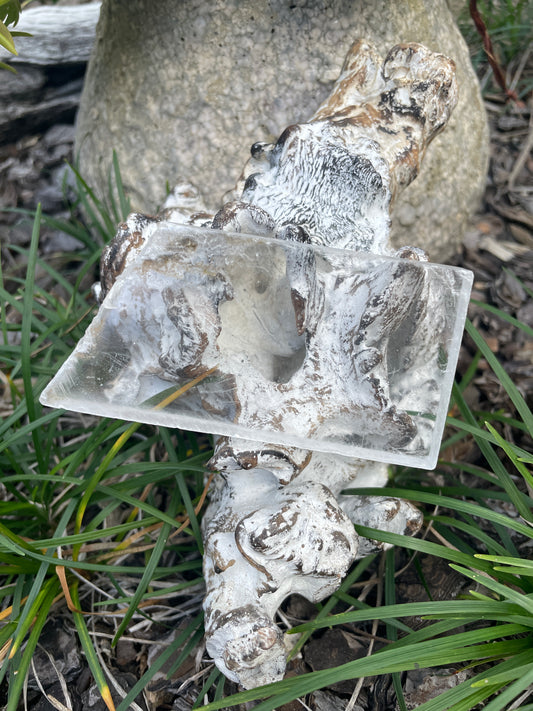Real selenite slab