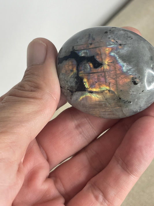 Sunset Labradorite palm
