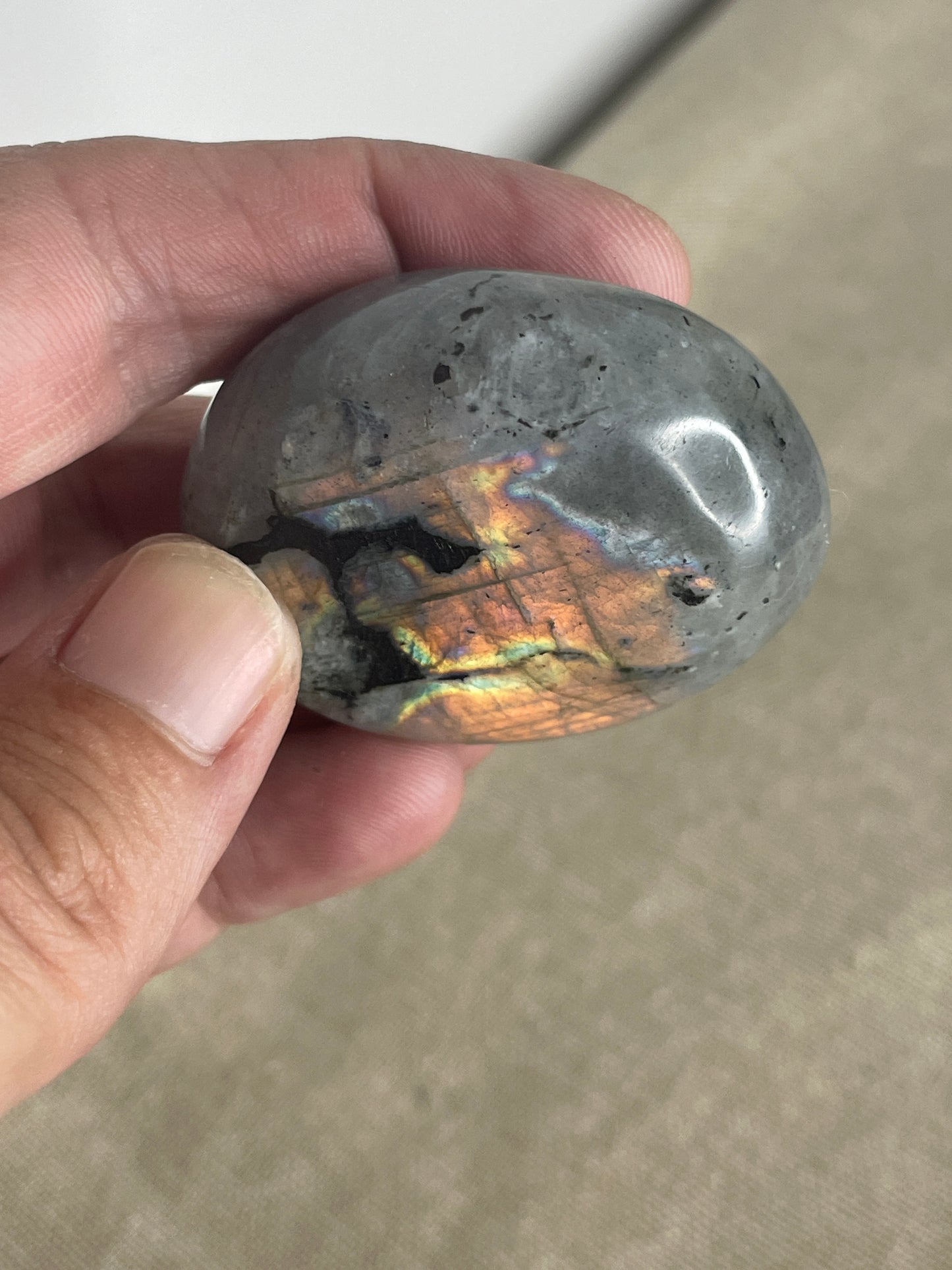 Sunset Labradorite palm