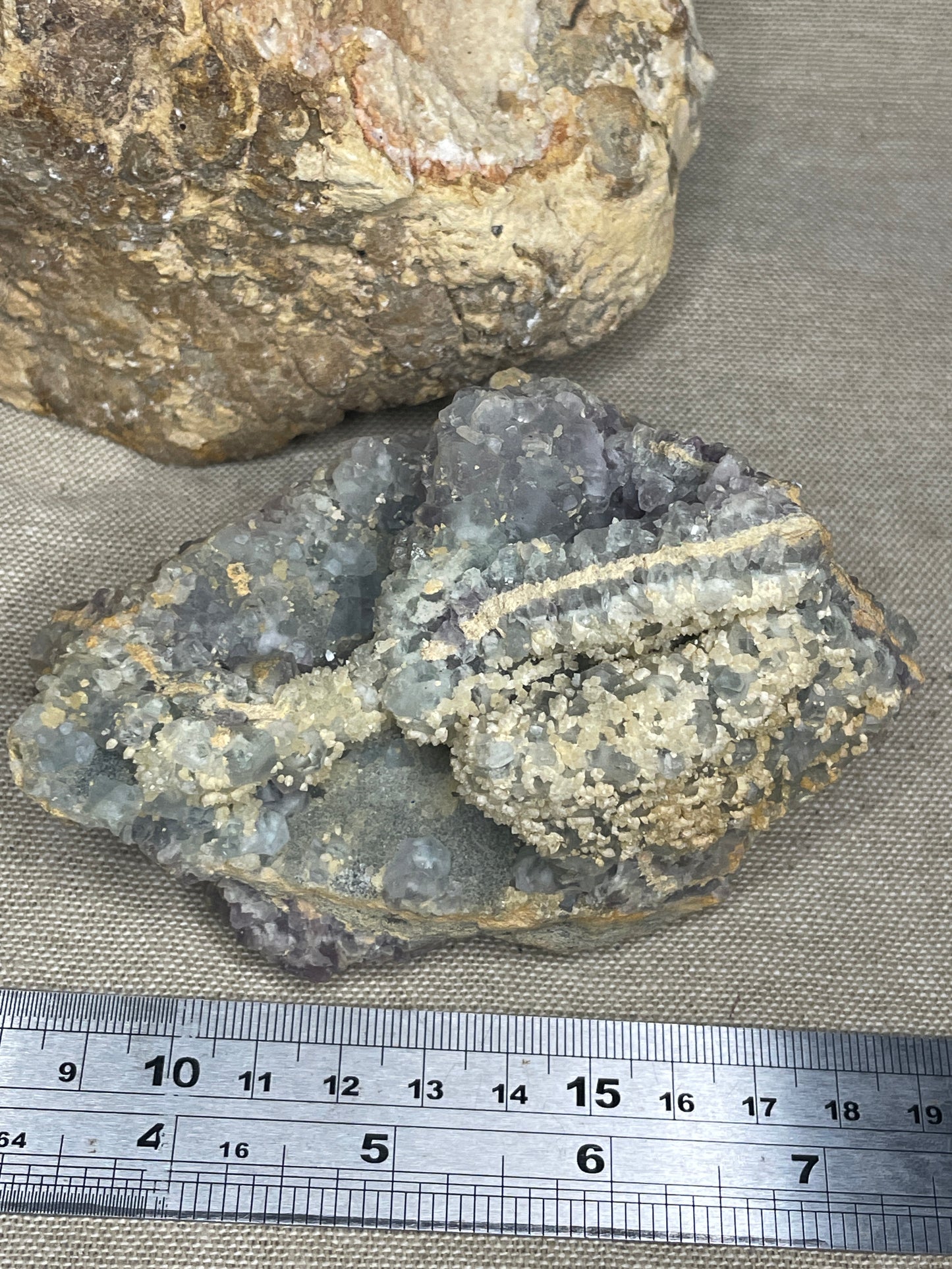 Fluorite cluster