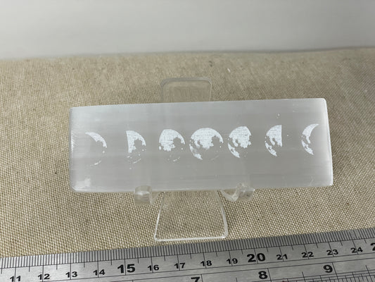 Moon phase selenite tile