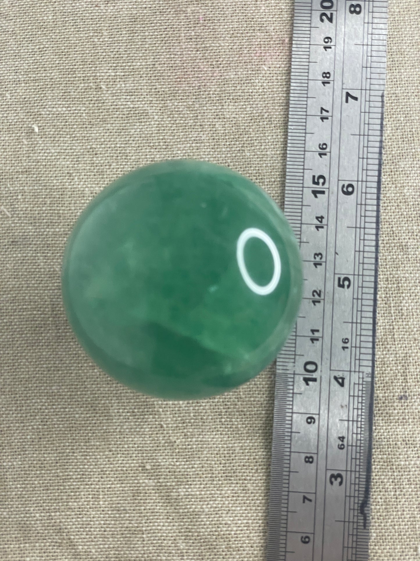 Green fluorite sphere