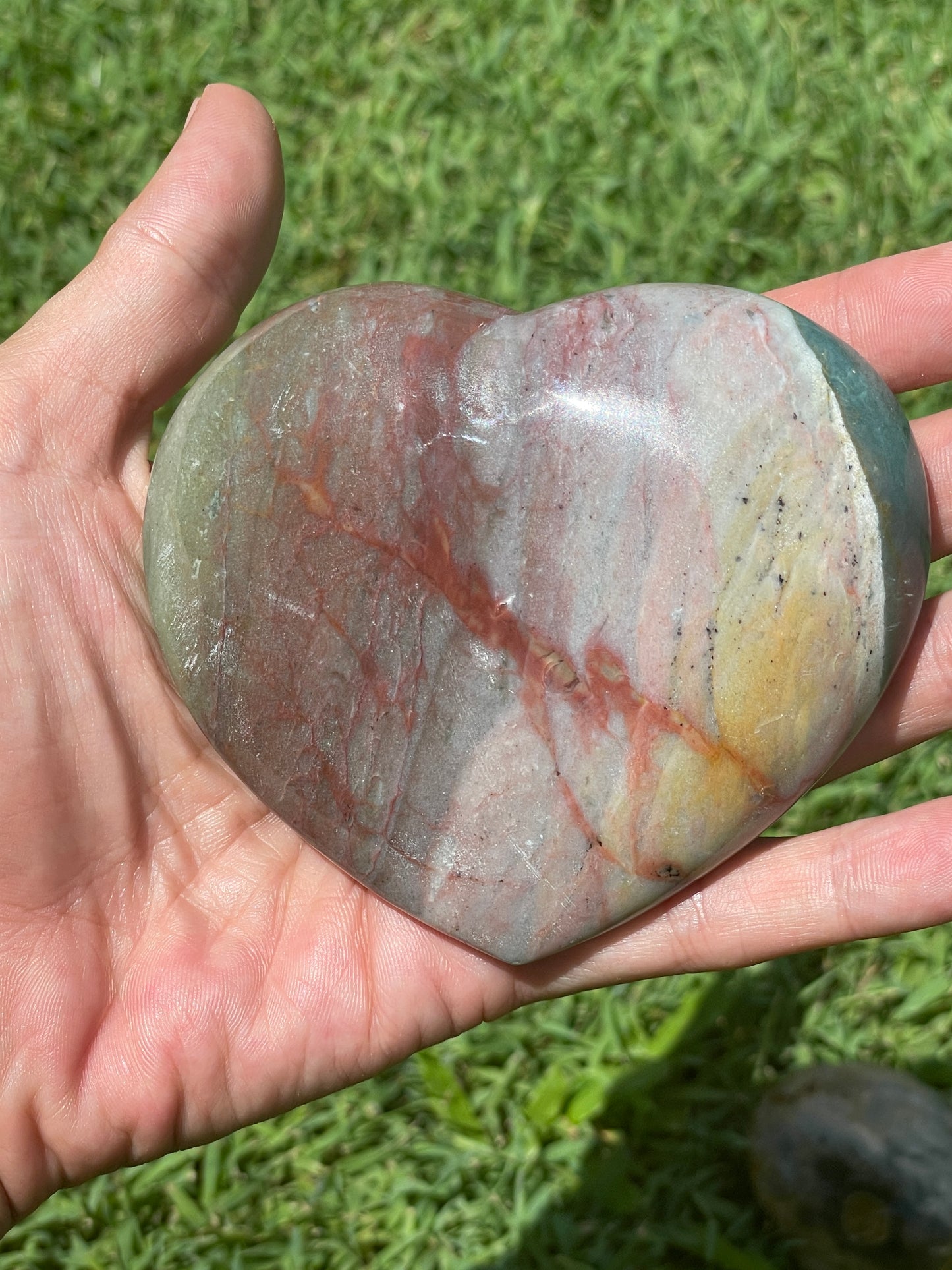 Ocean Jasper Heart