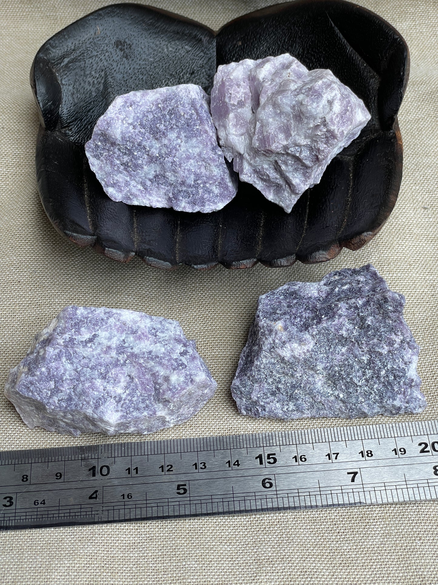 Lepidolite rough