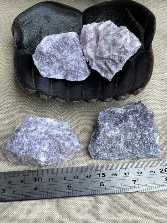 Lepidolite rough