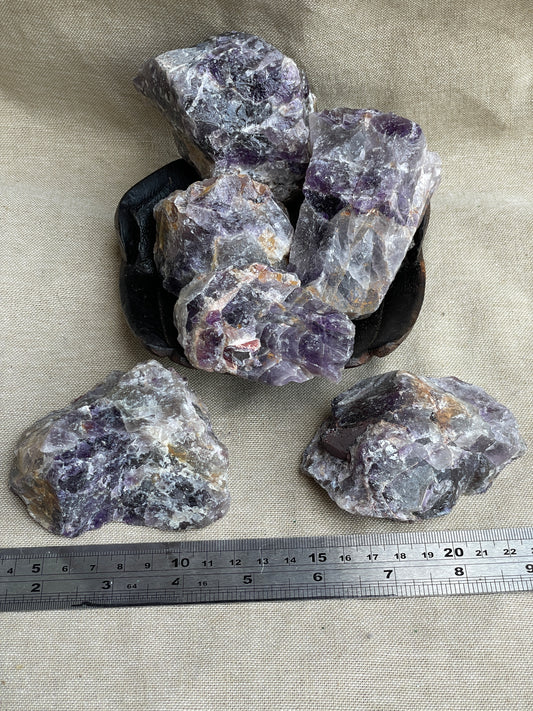 Indian amethyst rough large