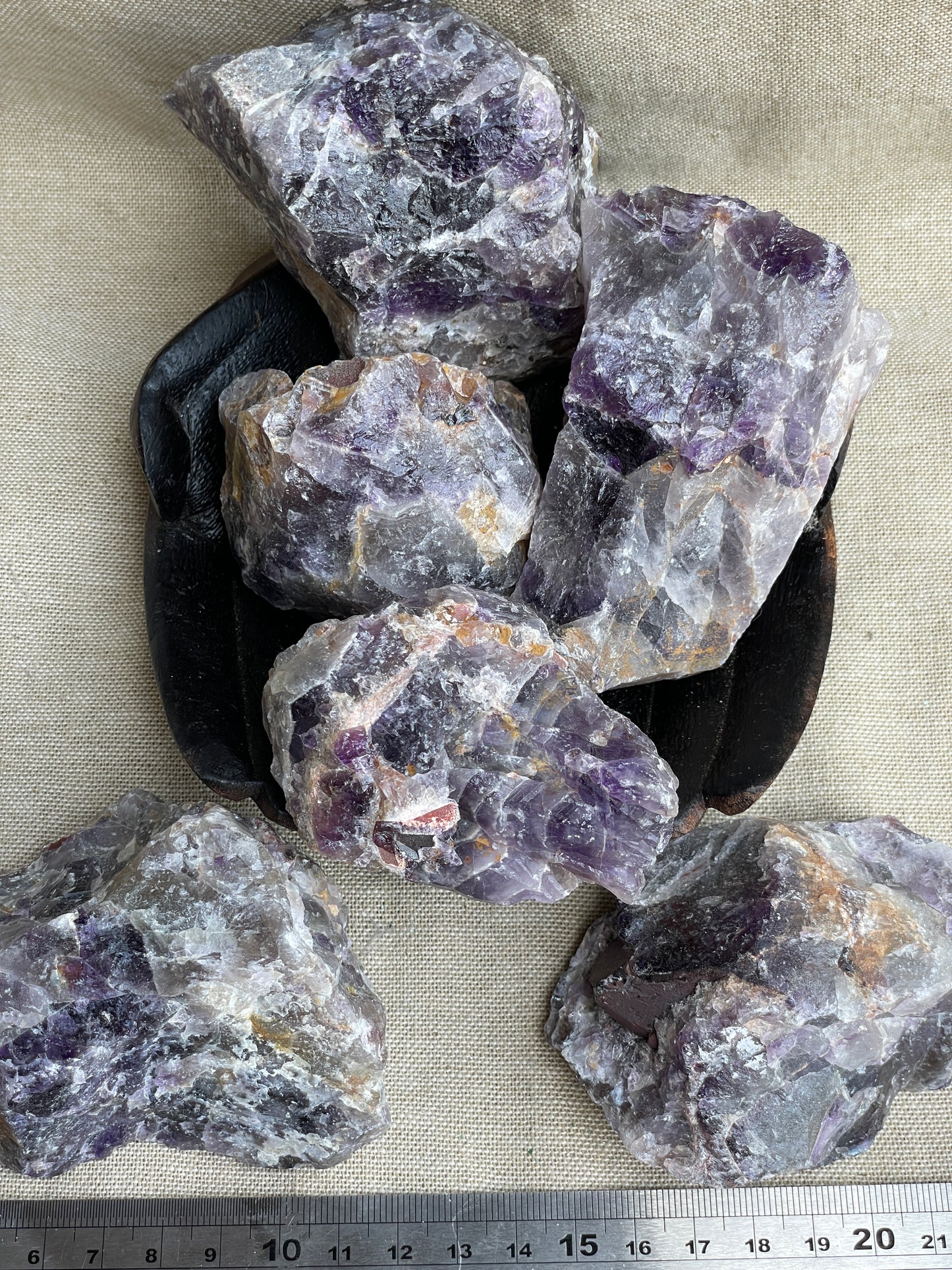 Indian amethyst rough large