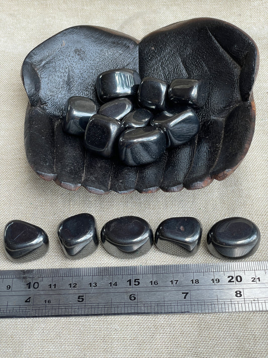 Hematite tumbles