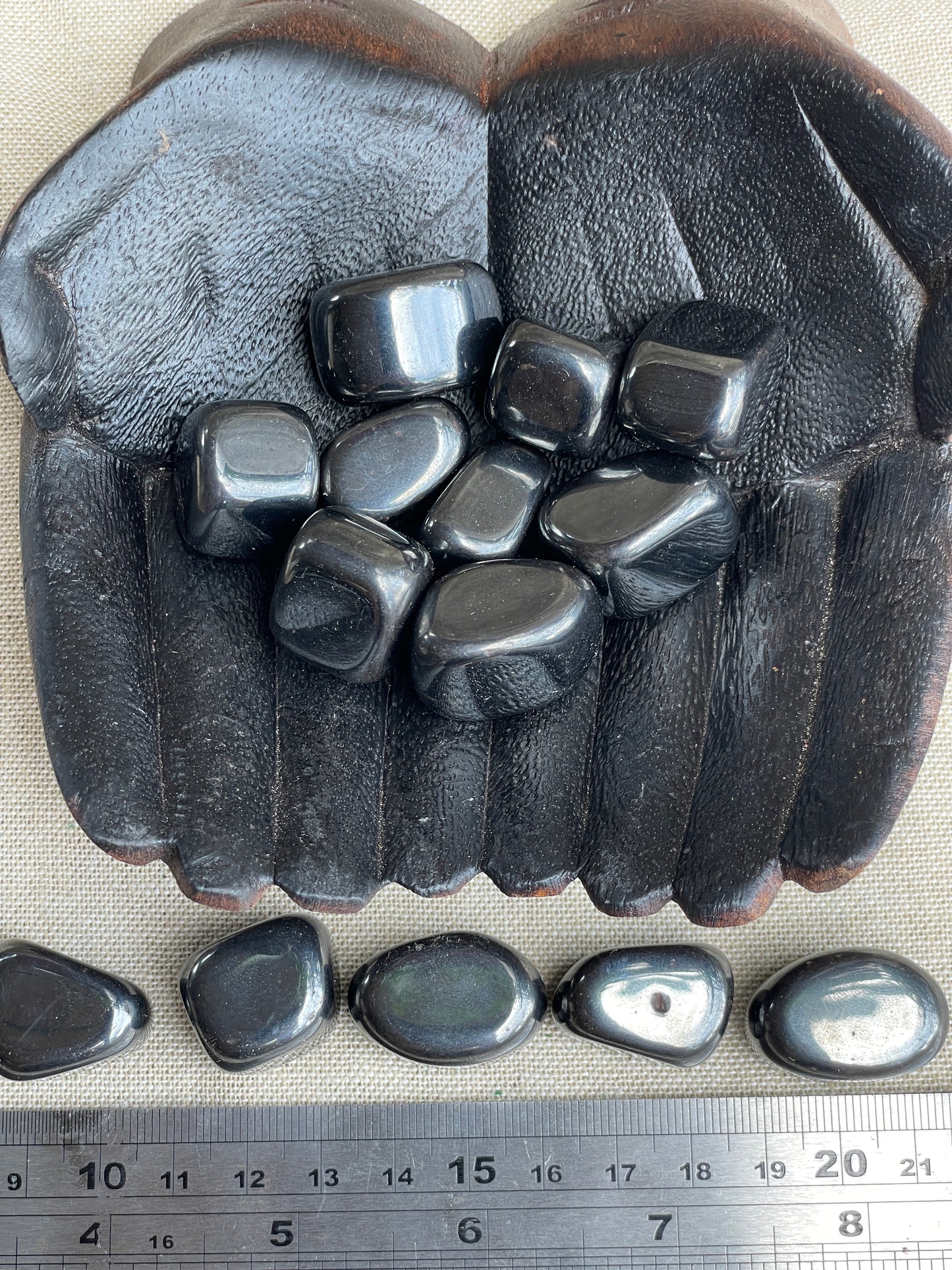 Hematite tumbles