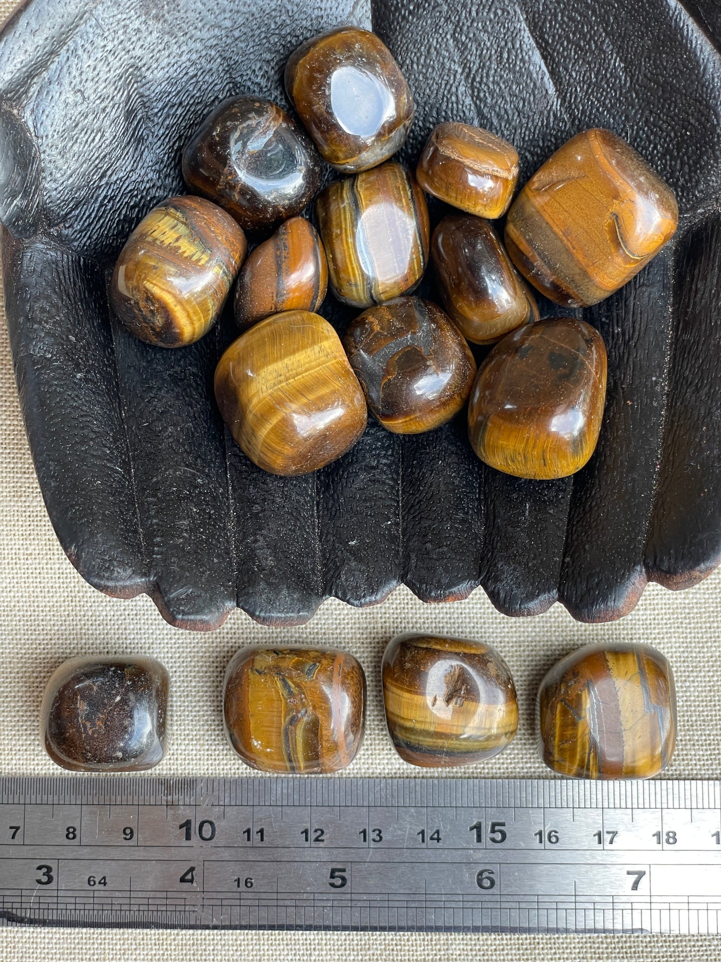 Tigers eye tumbles