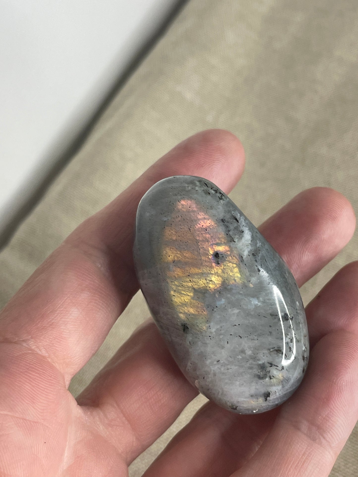Sunset Labradorite palm