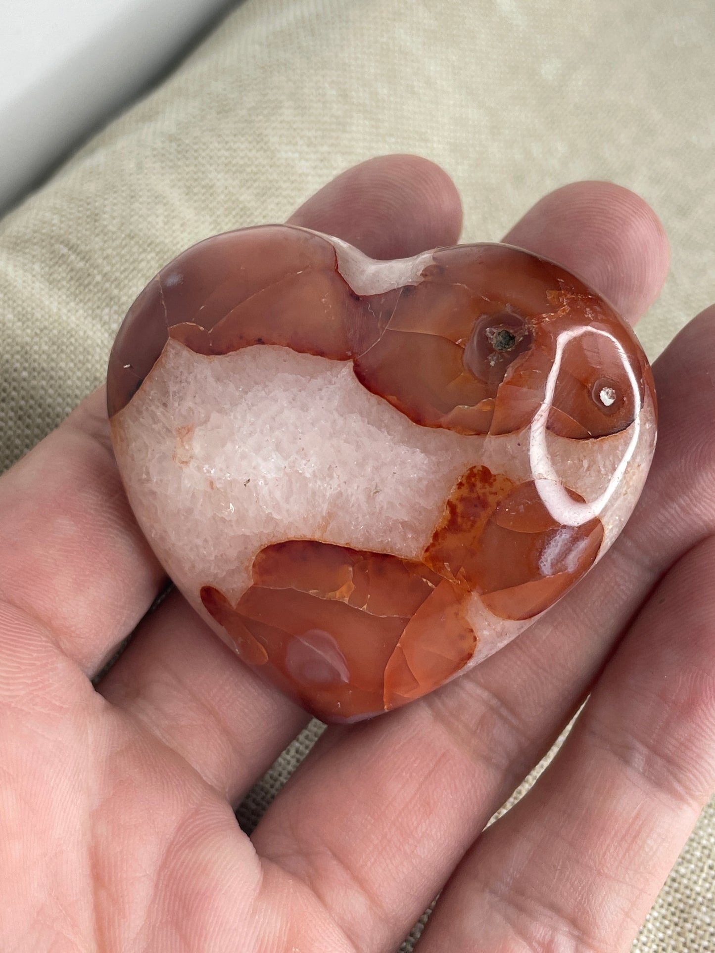 Carnelian heart
