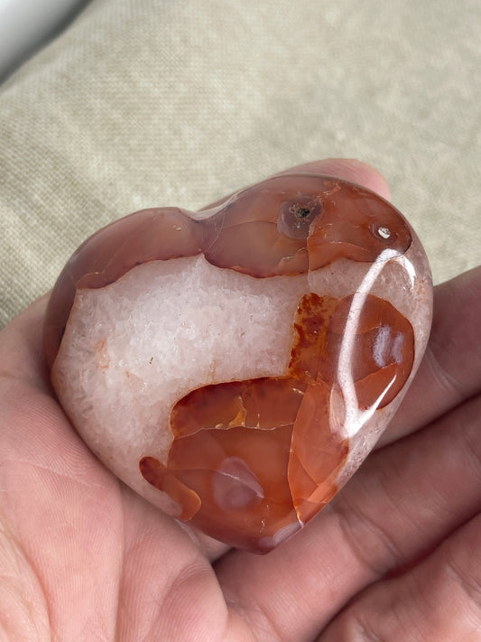 Carnelian heart