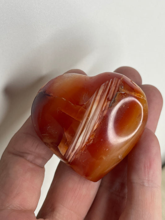 Carnelian heart