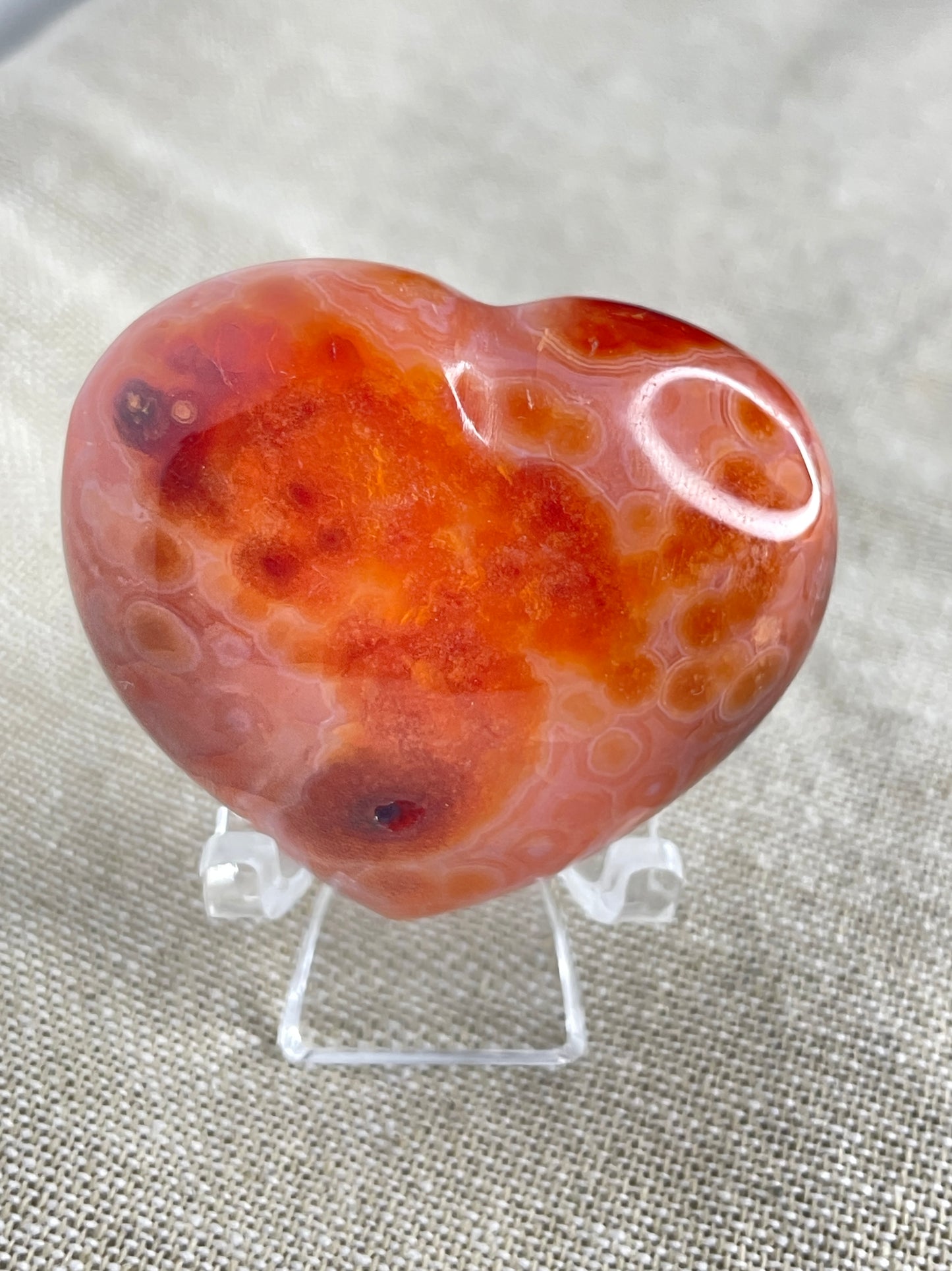 Carnelian heart