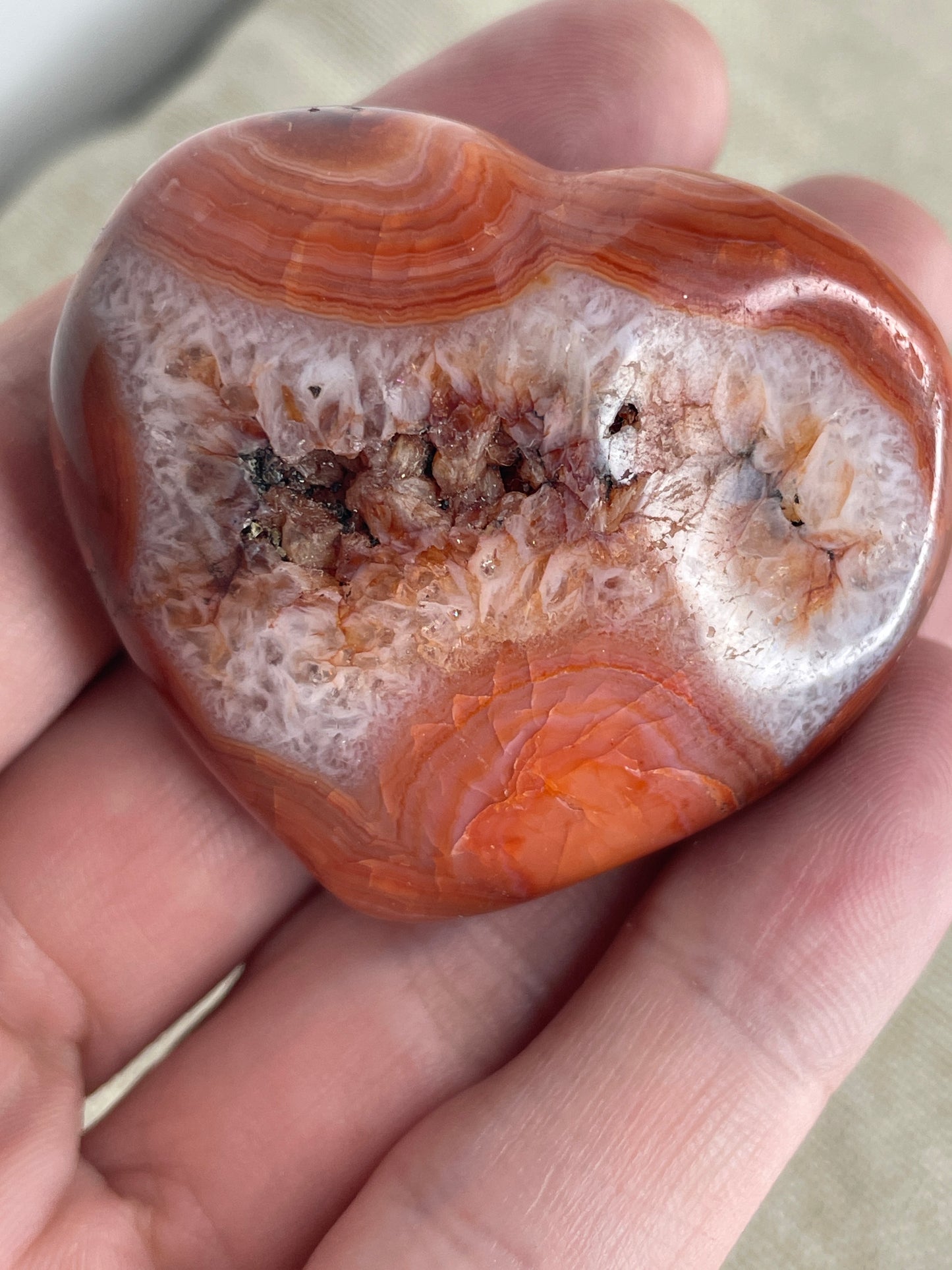 Carnelian heart