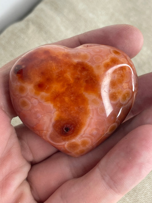 Carnelian heart