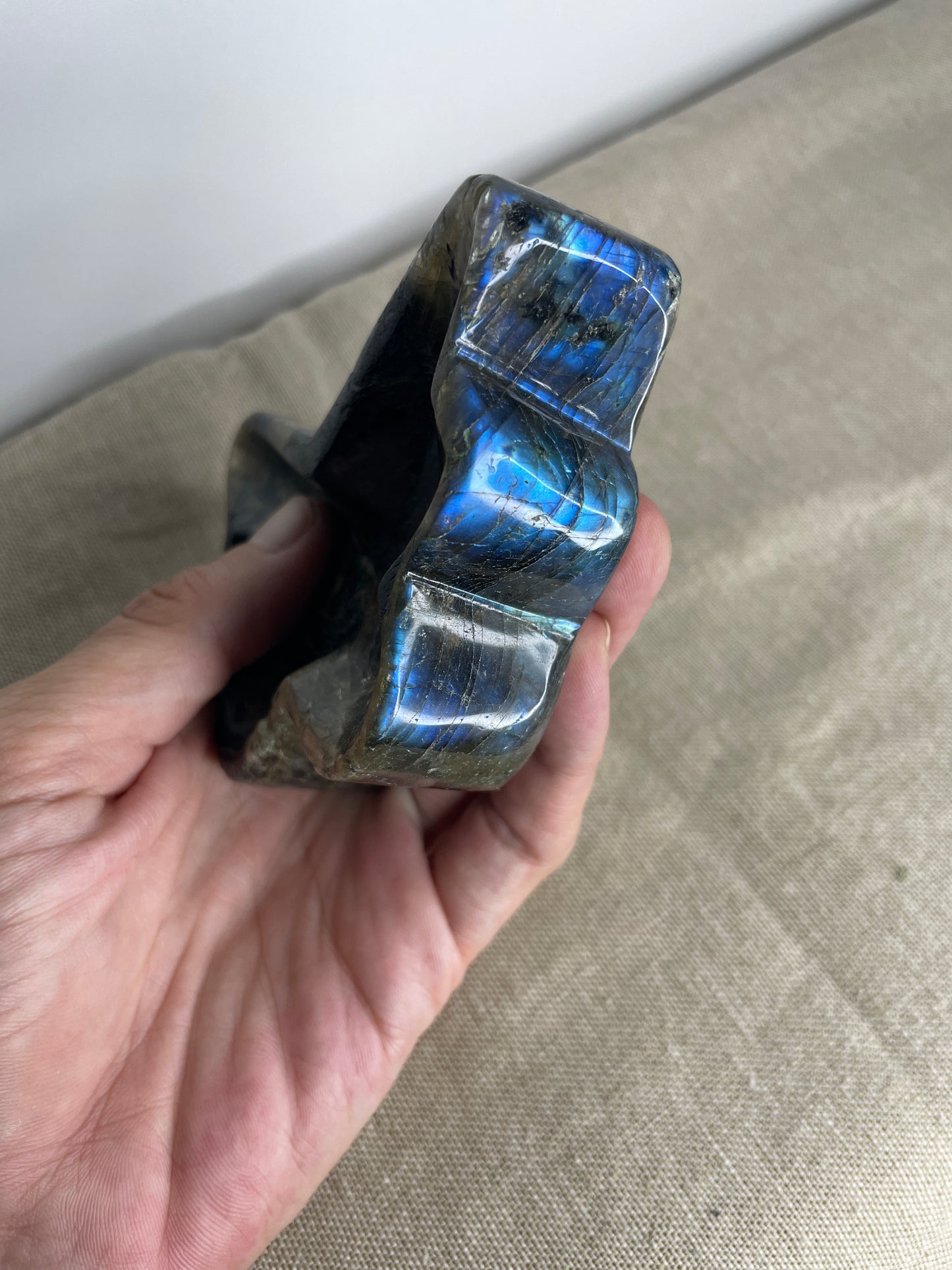 Labradorite butterfly bowl