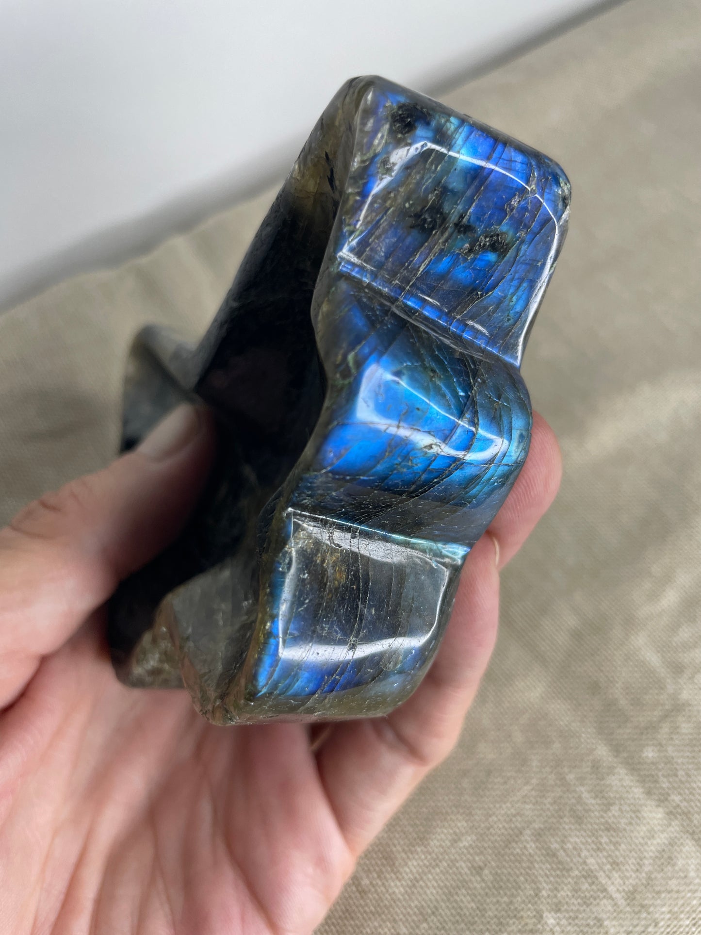 Labradorite butterfly bowl
