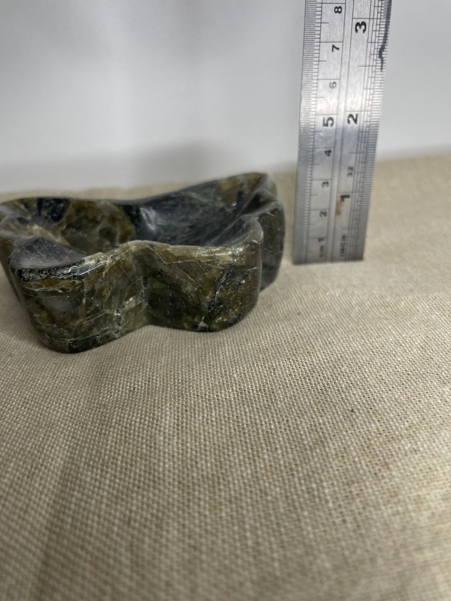Labradorite butterfly bowl