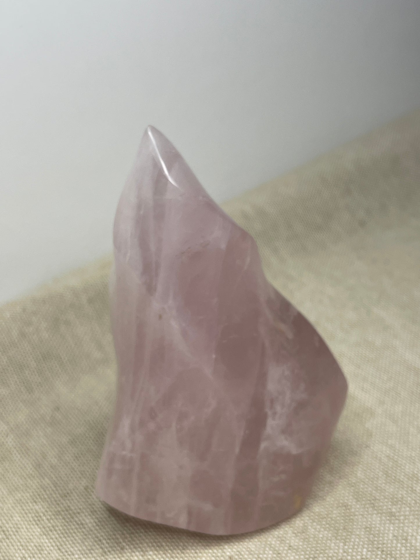 Rose quartz flame