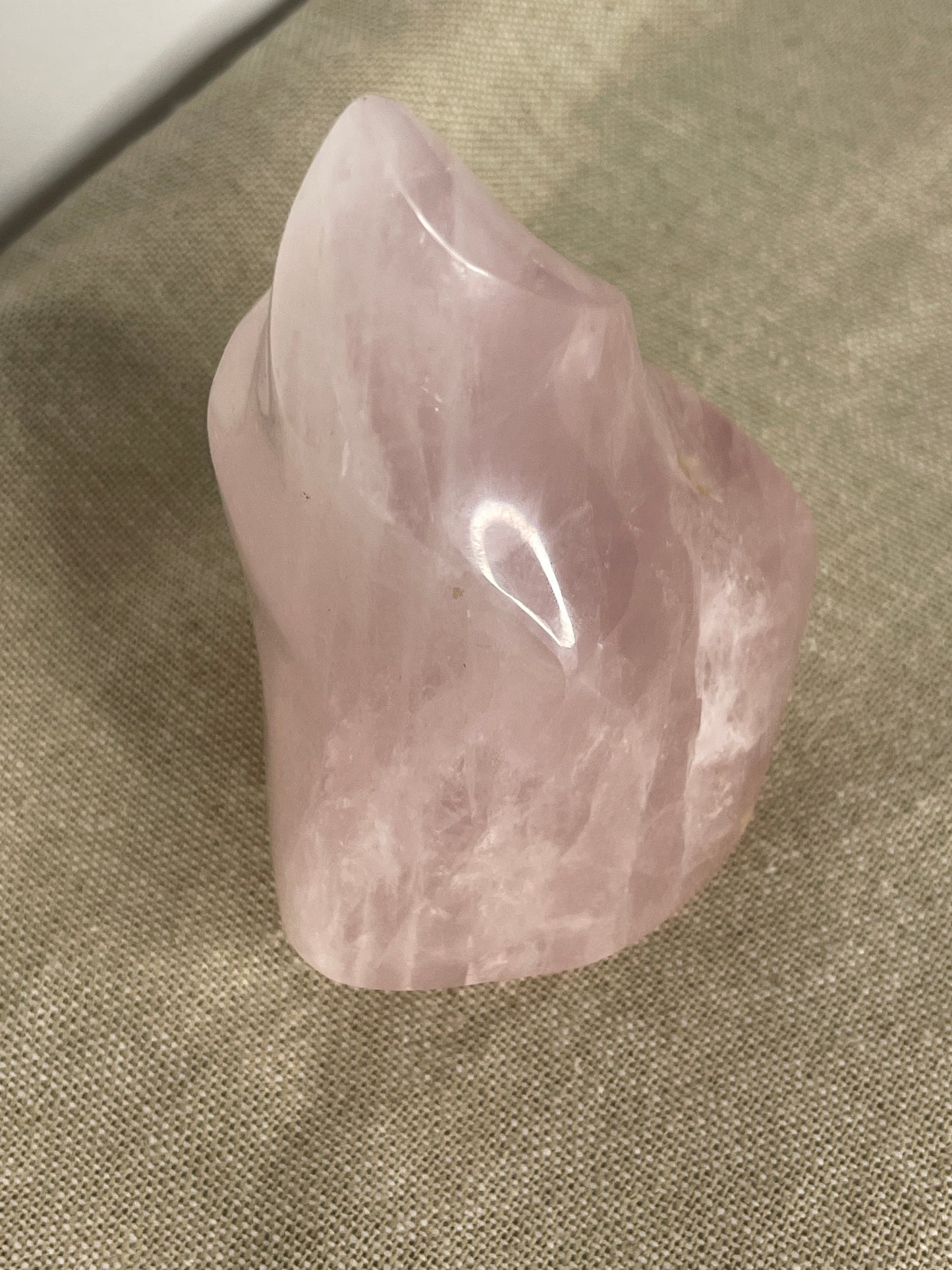 Rose quartz flame