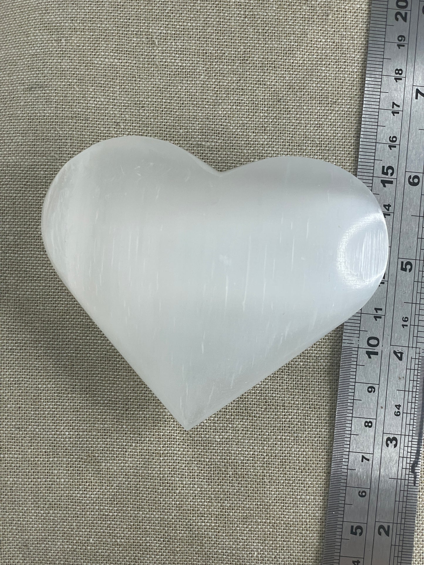 Selenite heart 10cm