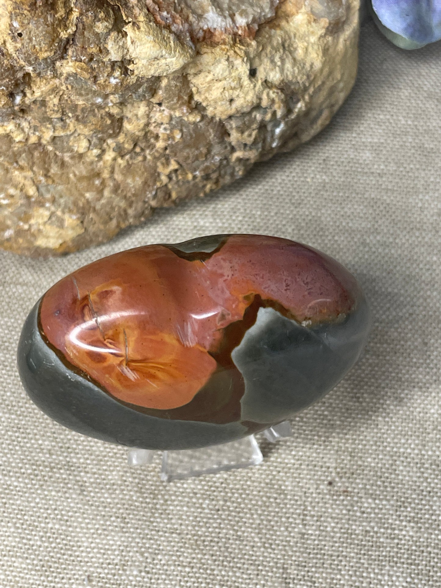 Polychrome Jasper heart