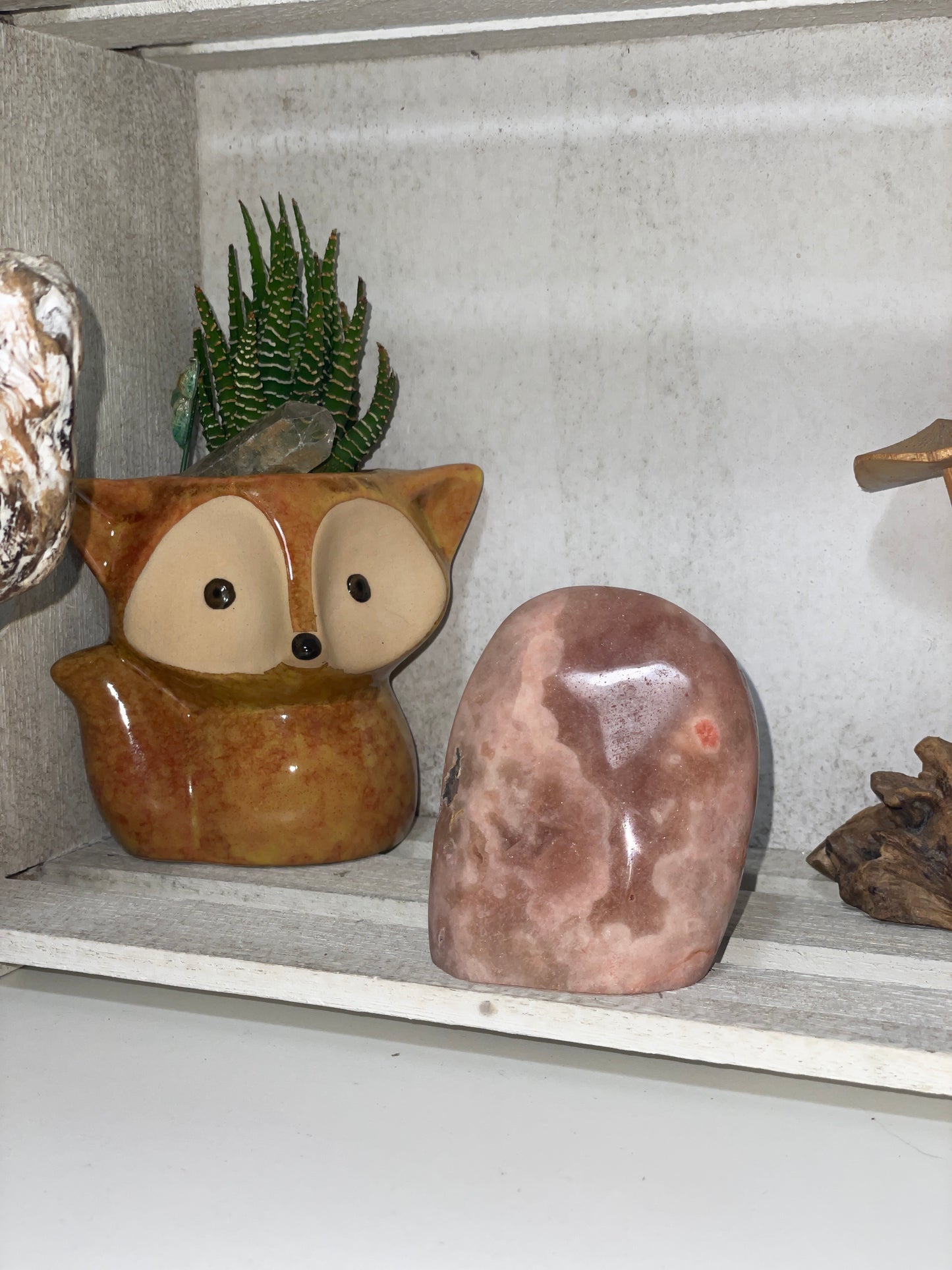 Pink amethyst freeform