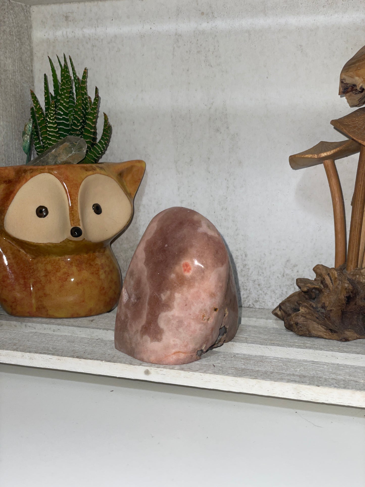 Pink amethyst freeform