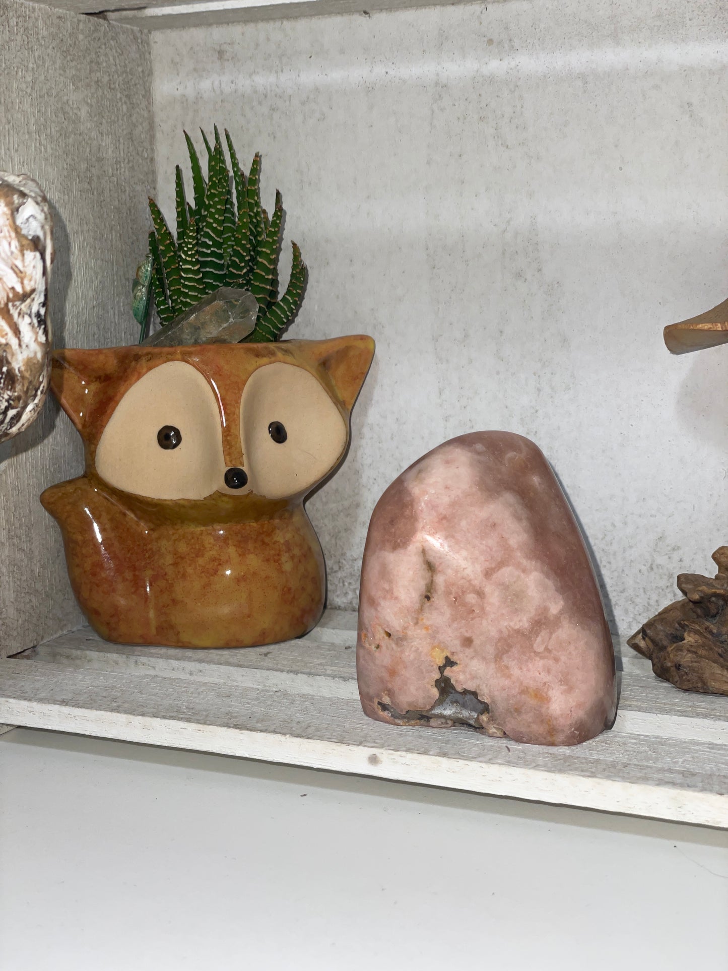 Pink amethyst freeform