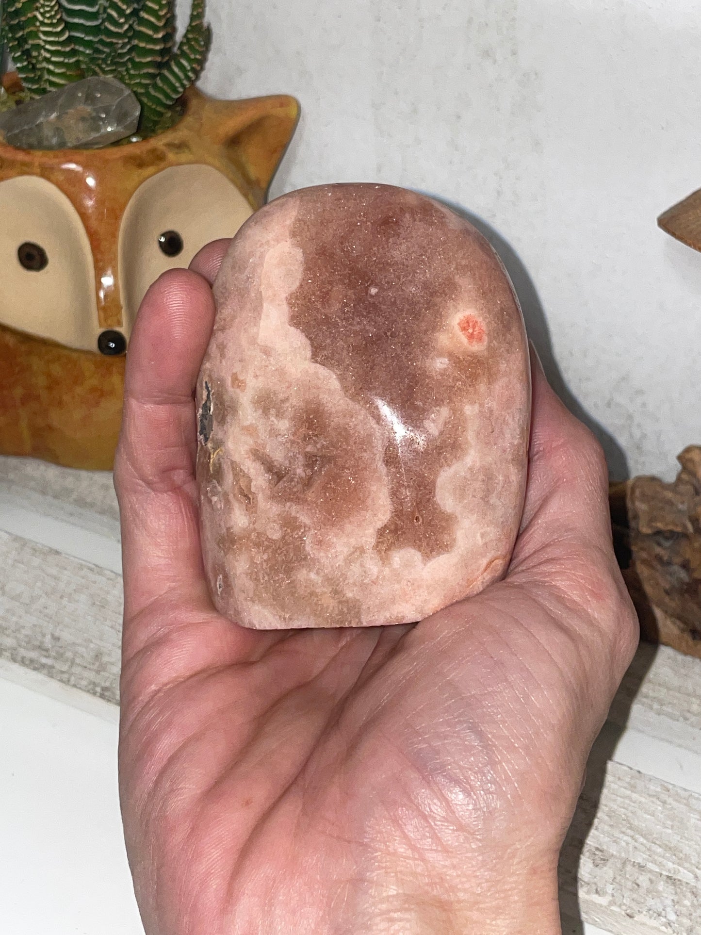 Pink amethyst freeform