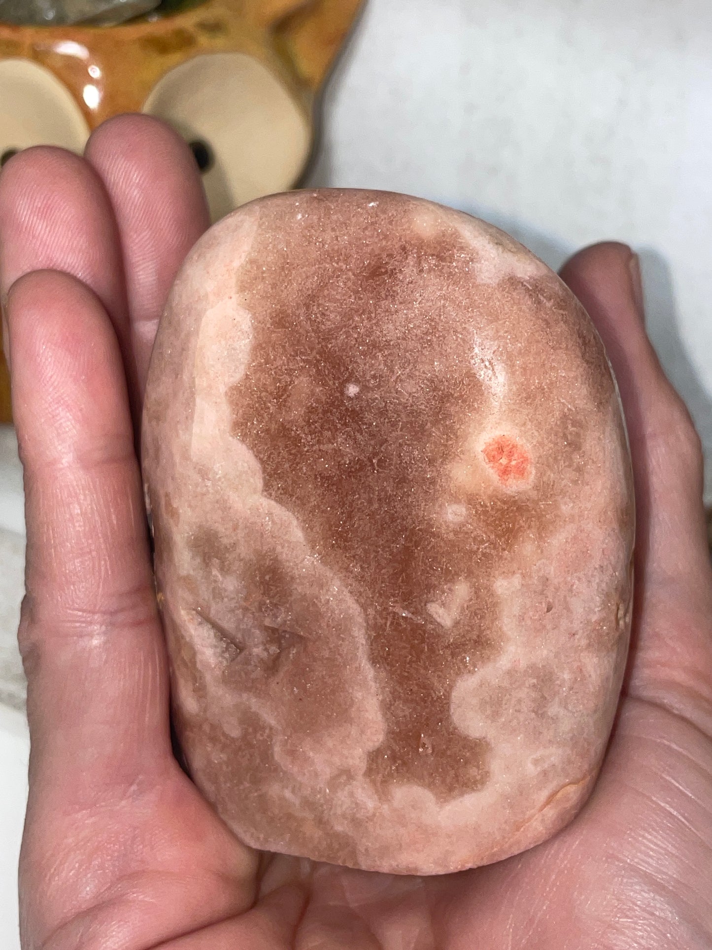 Pink amethyst freeform
