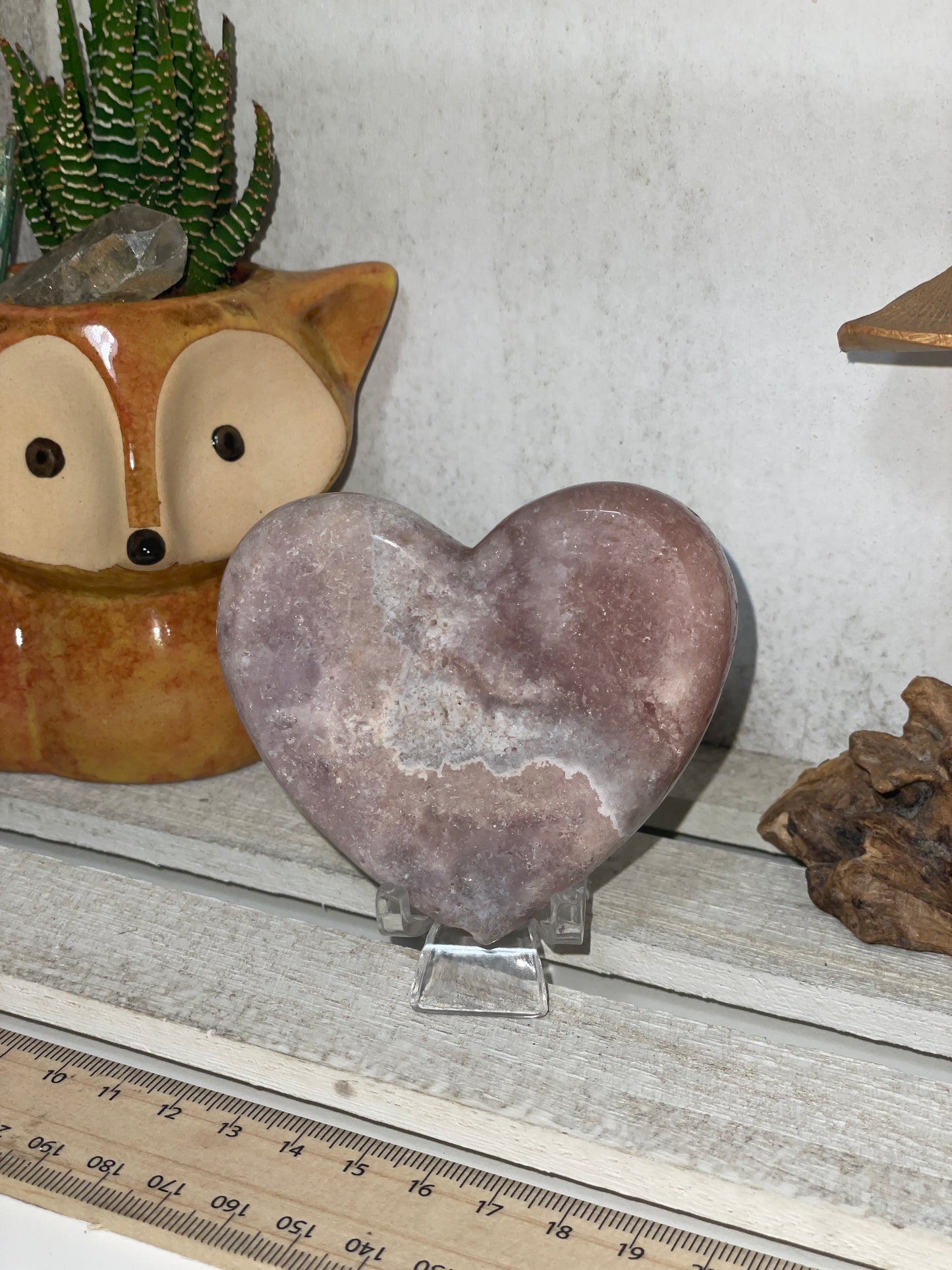 Pink amethyst heart (2)