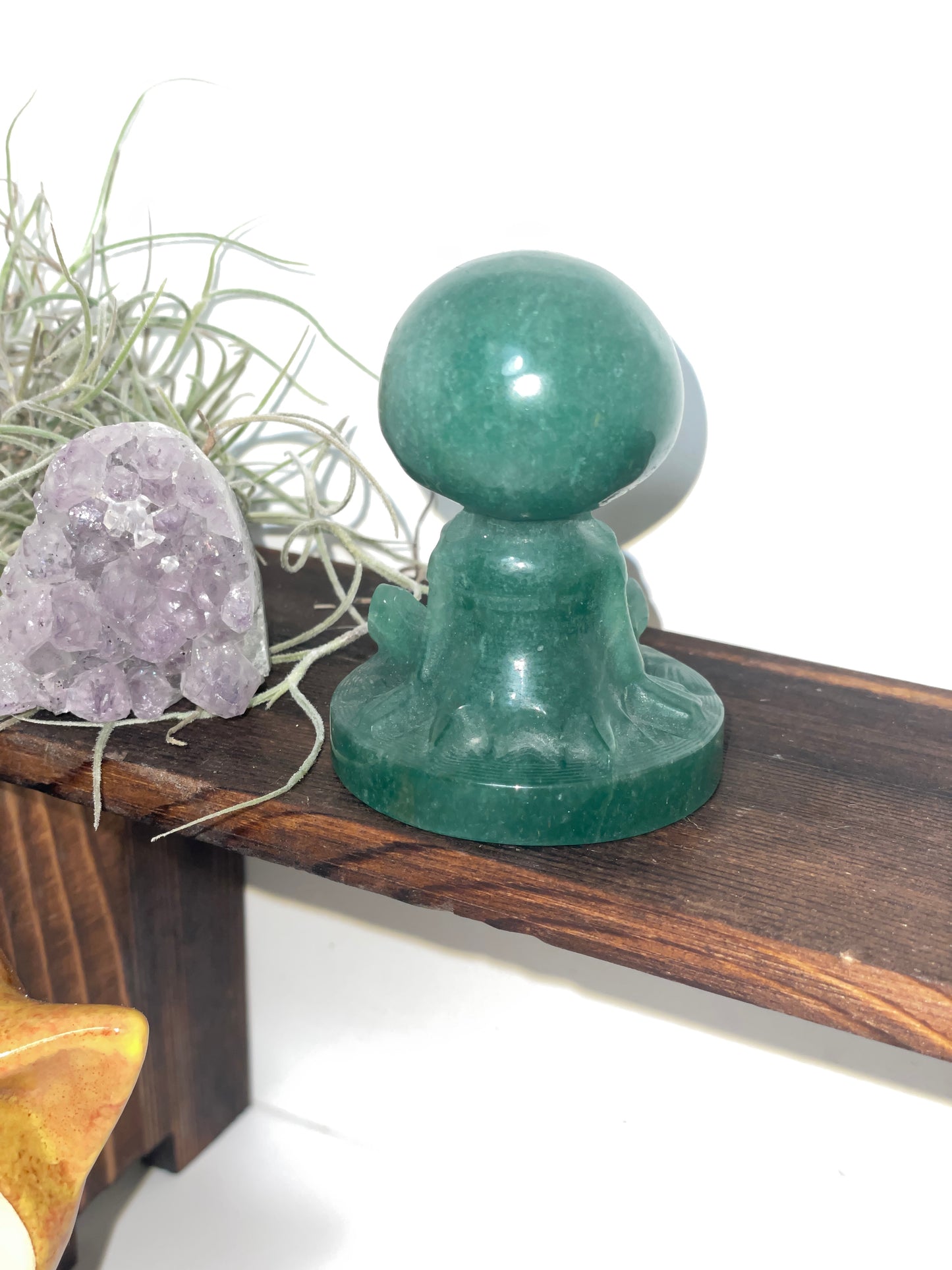 “Jack skellington” green aventurine carving