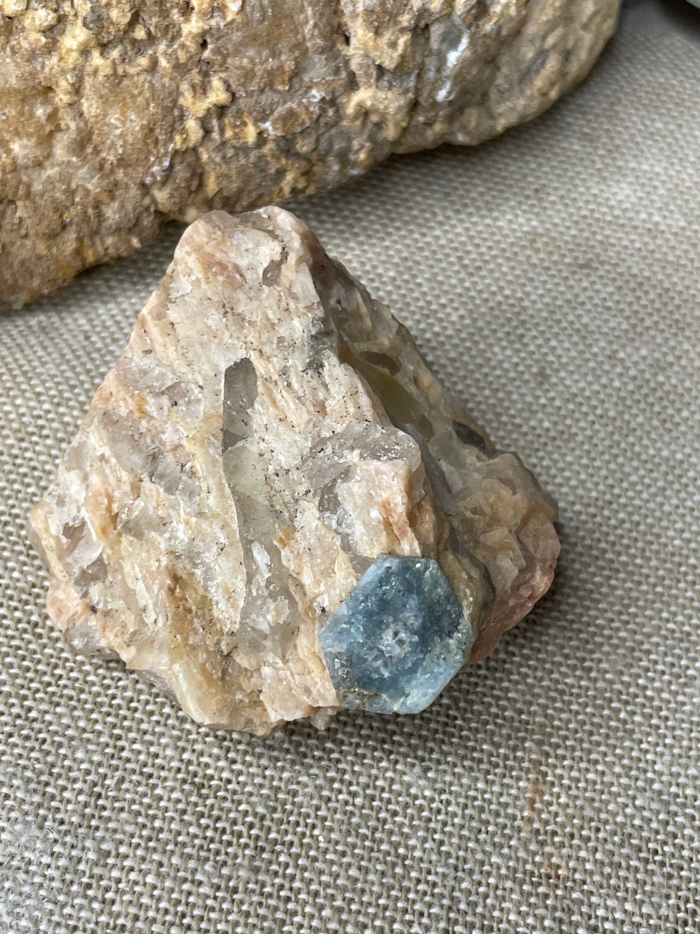 Aquamarine in matrix