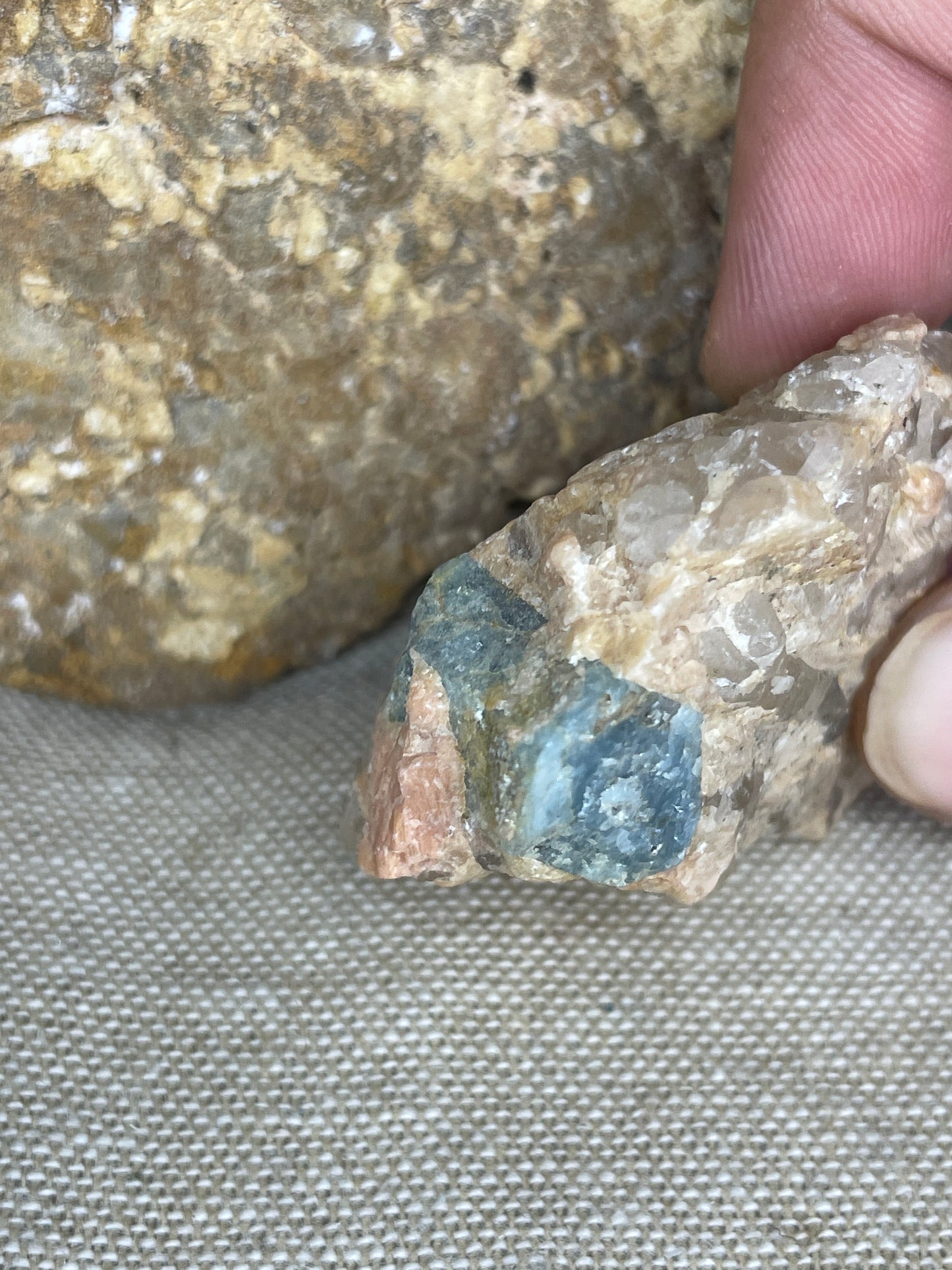 Aquamarine in matrix