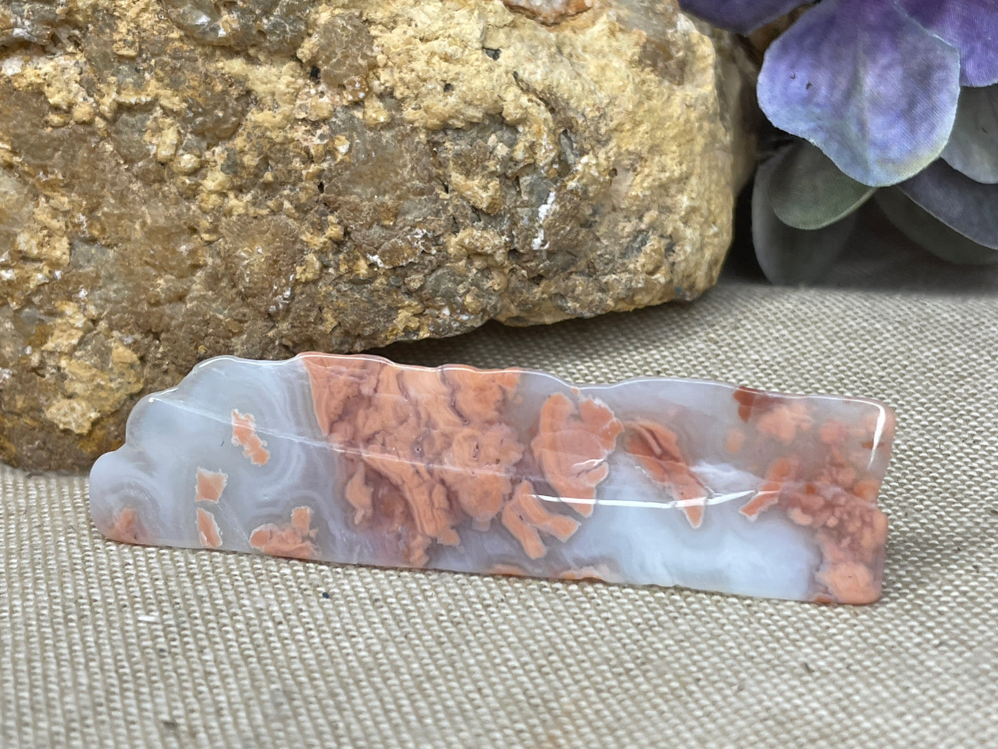 Small pink agate Freeform