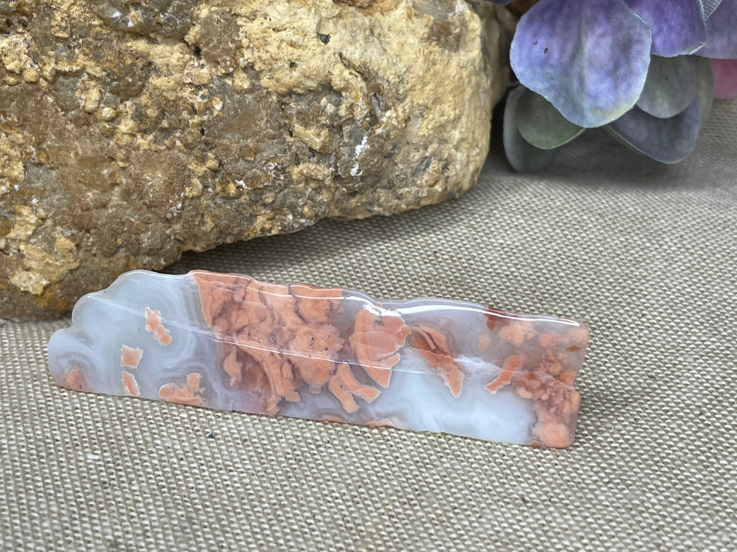 Small pink agate Freeform
