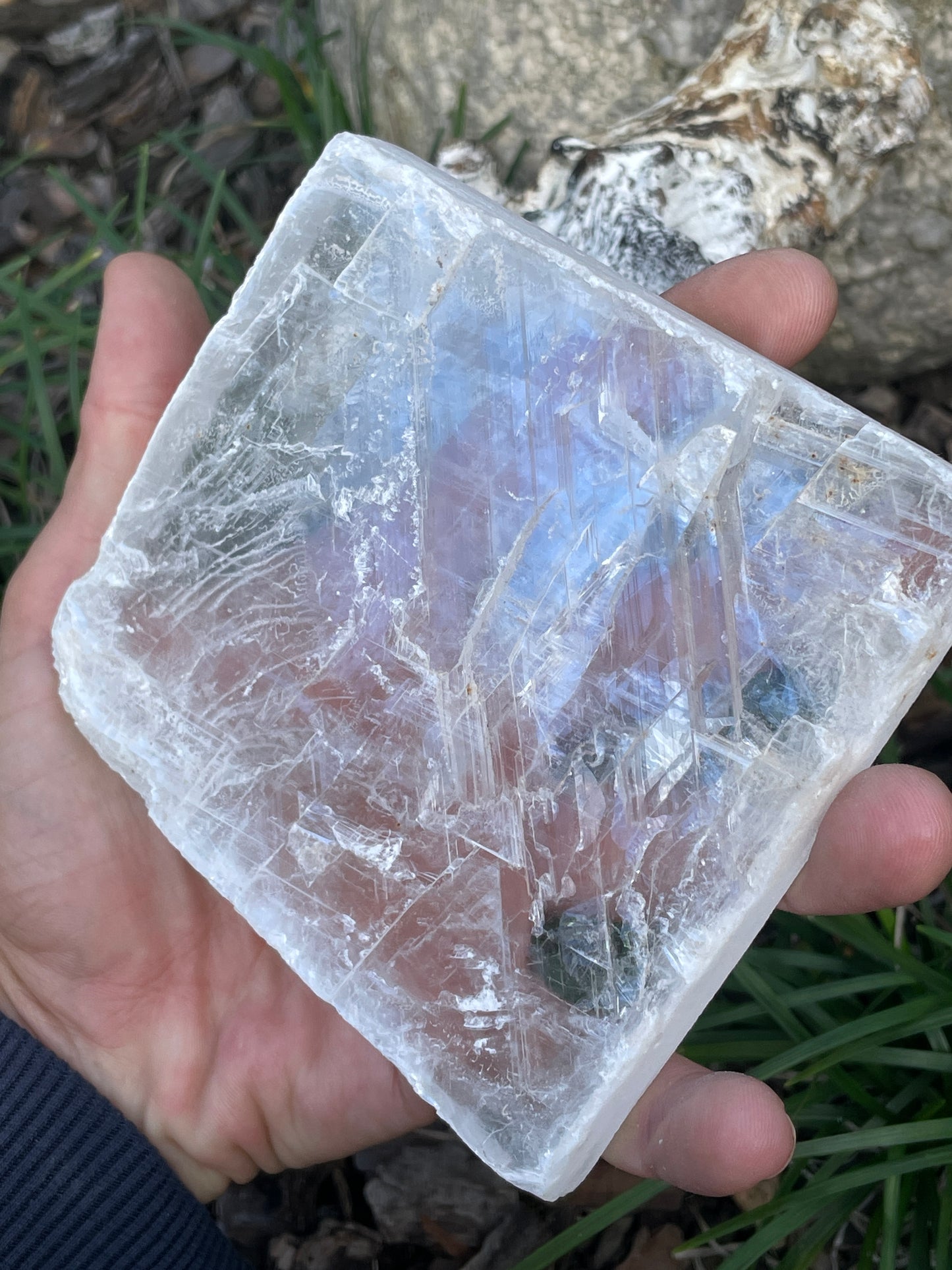 Real selenite slab